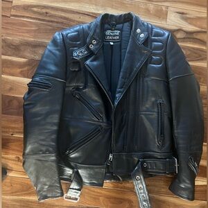 Drag Specialties - Motorcycle Soft Padded Jacket Genuine Leather